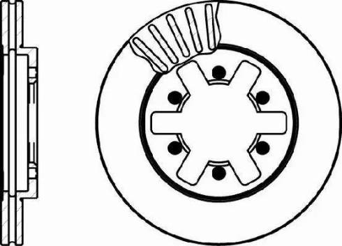 HELLA 8DD 355 102-331 - Jarrulevy inparts.fi