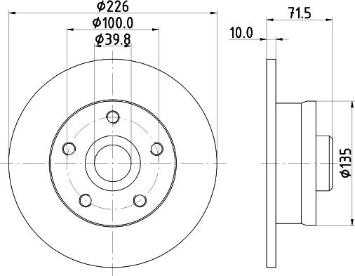 HELLA 8DD 355 122-362 - Jarrulevy inparts.fi