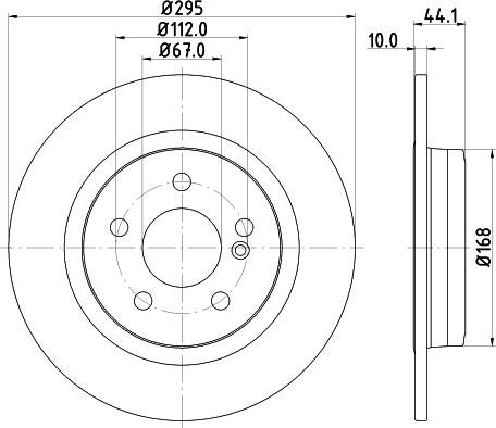 HELLA 8DD 355 119-422 - Jarrulevy inparts.fi