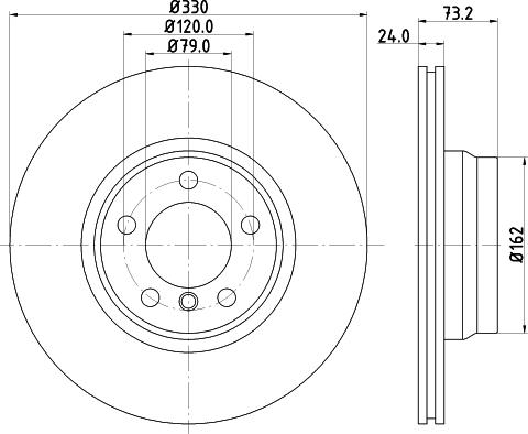 HELLA 8DD 355 119-562 - Jarrulevy inparts.fi