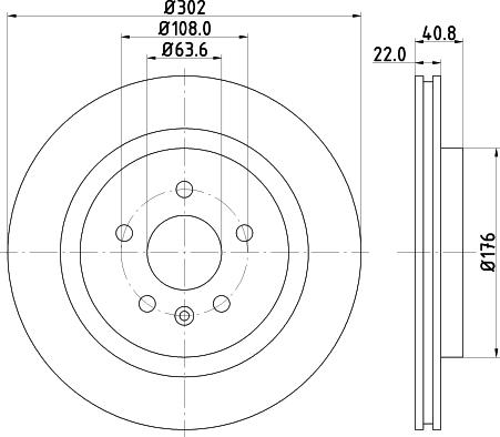 HELLA 8DD 355 119-142 - Jarrulevy inparts.fi