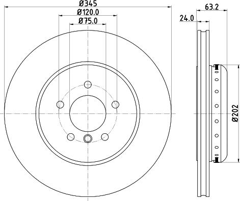 HELLA 8DD 355 119-341 - Jarrulevy inparts.fi