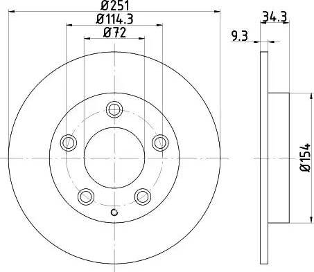 Quinton Hazell BDC4874 - Jarrulevy inparts.fi