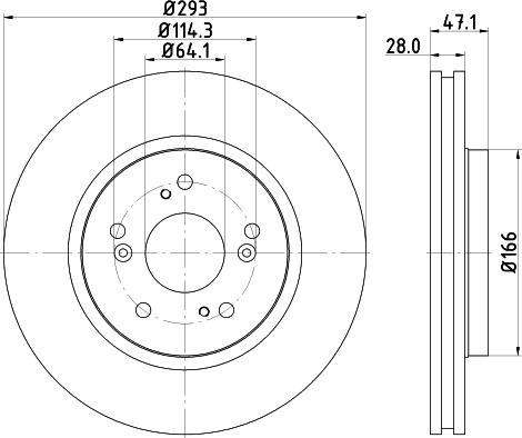 HELLA 8DD 355 115-941 - Jarrulevy inparts.fi