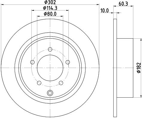 HELLA 8DD 355 115-492 - Jarrulevy inparts.fi