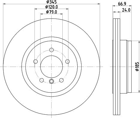 HELLA 8DD 355 110-042 - Jarrulevy inparts.fi