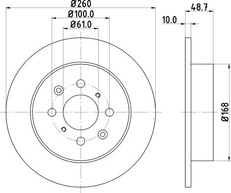 HELLA 8DD 355 110-331 - Jarrulevy inparts.fi