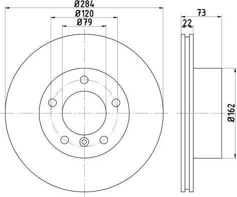 HELLA 8DD 355 111-221 - Jarrulevy inparts.fi