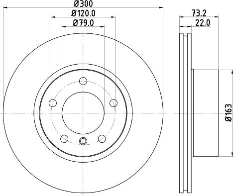 HELLA 8DD 355 118-041 - Jarrulevy inparts.fi