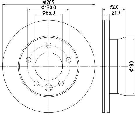 HELLA 8DD 355 118-051 - Jarrulevy inparts.fi