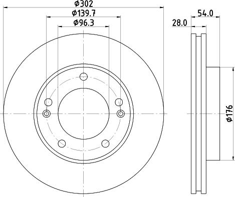 HELLA 8DD 355 118-081 - Jarrulevy inparts.fi