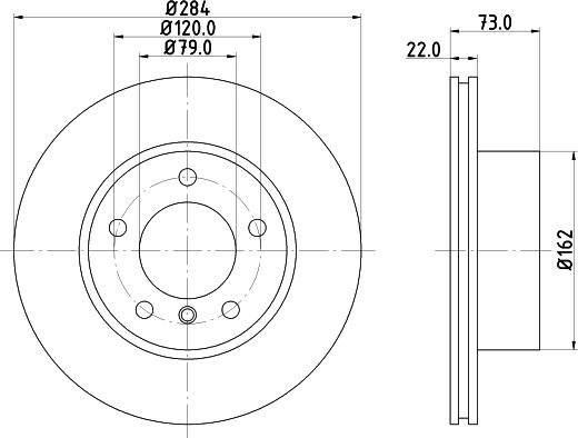 HELLA 8DD 355 118-031 - Jarrulevy inparts.fi