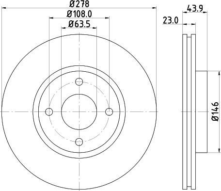 HELLA 8DD 355 118-181 - Jarrulevy inparts.fi