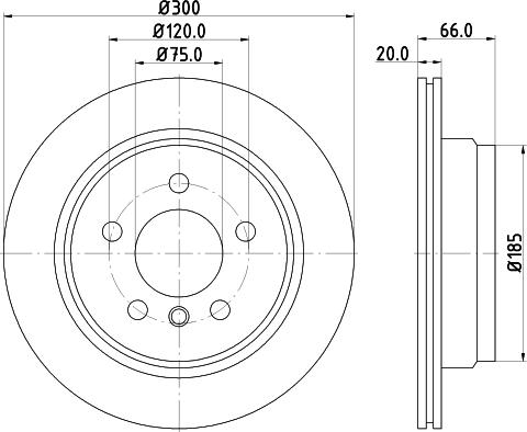 HELLA 8DD 355 123-152 - Jarrulevy inparts.fi