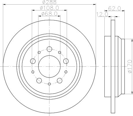 HELLA 8DD 355 113-022 - Jarrulevy inparts.fi