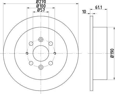 HELLA 8DD 355 112-831 - Jarrulevy inparts.fi