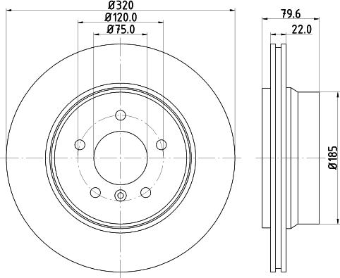 HELLA 8DD 355 112-251 - Jarrulevy inparts.fi