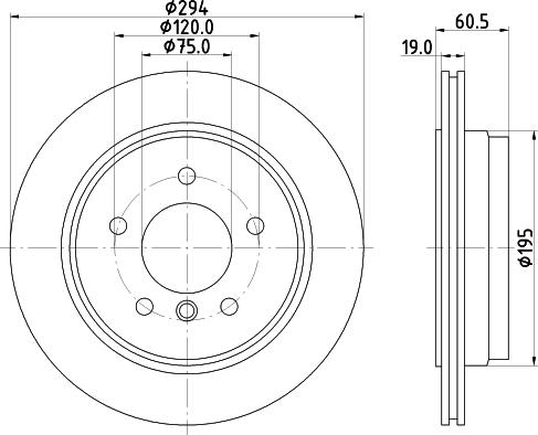 HELLA 8DD 355 112-271 - Jarrulevy inparts.fi