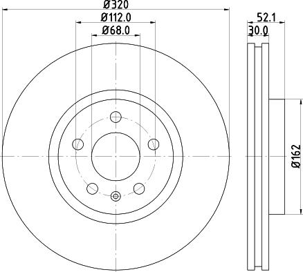 HELLA 8DD 355 117-191 - Jarrulevy inparts.fi