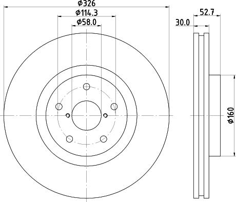 HELLA 8DD 355 117-861 - Jarrulevy inparts.fi