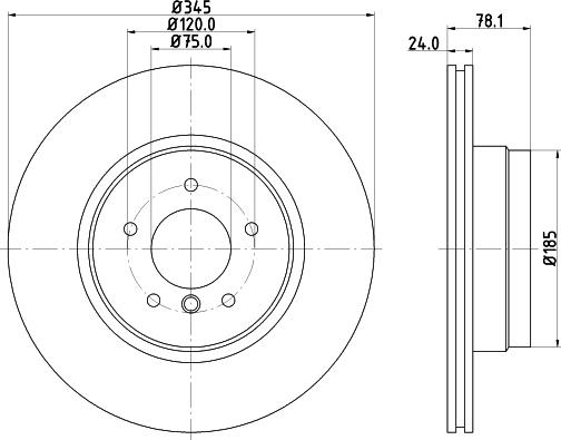 HELLA 8DD 355 117-761 - Jarrulevy inparts.fi