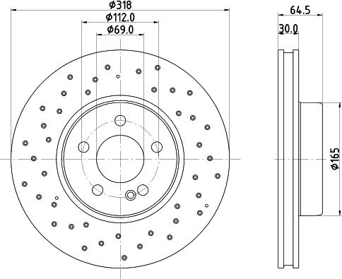 HELLA 8DD 355 134-422 - Jarrulevy inparts.fi