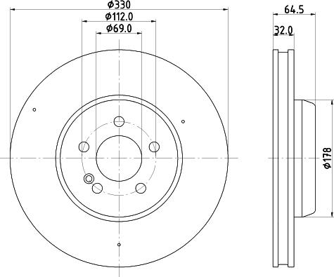 HELLA 8DD 355 134-472 - Jarrulevy inparts.fi