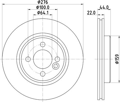 HELLA 8DD 355 131-981 - Jarrulevy inparts.fi