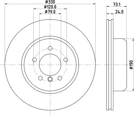 HELLA 8DD 355 133-021 - Jarrulevy inparts.fi