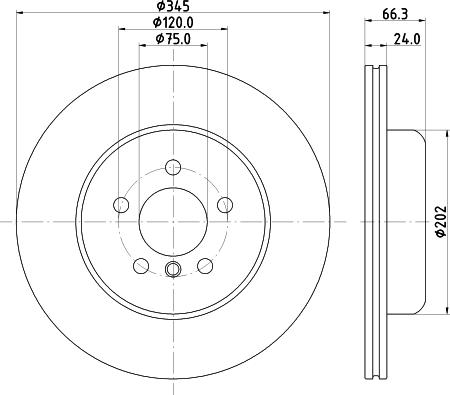 HELLA 8DD 355 132-831 - Jarrulevy inparts.fi