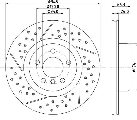 HELLA 8DD 355 132-791 - Jarrulevy inparts.fi