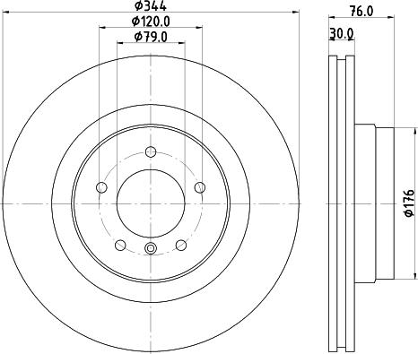 HELLA 8DD 355 124-471 - Jarrulevy inparts.fi