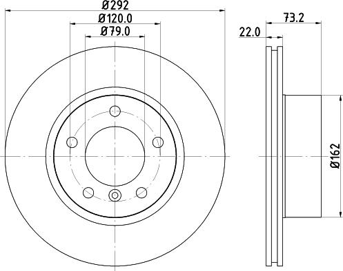 HELLA 8DD 355 124-151 - Jarrulevy inparts.fi