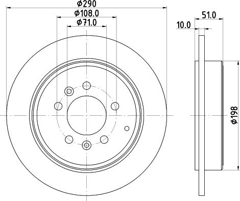 HELLA 8DD 355 124-881 - Jarrulevy inparts.fi