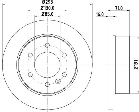 HELLA 8DD 355 124-321 - Jarrulevy inparts.fi