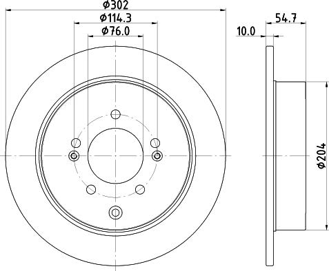 HELLA 8DD 355 126-911 - Jarrulevy inparts.fi