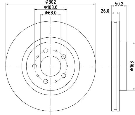 HELLA 8DD 355 126-002 - Jarrulevy inparts.fi