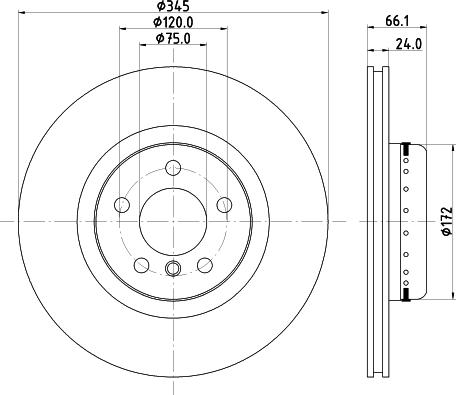 HELLA 8DD 355 120-801 - Jarrulevy inparts.fi