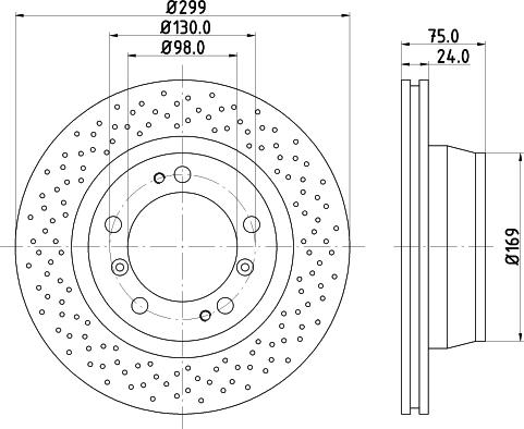 HELLA 8DD 355 121-942 - Jarrulevy inparts.fi