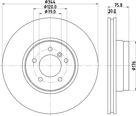 HELLA 8DD 355 128-381 - Jarrulevy inparts.fi