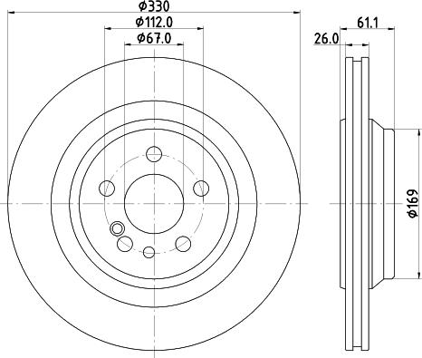 HELLA 8DD 355 123-081 - Jarrulevy inparts.fi