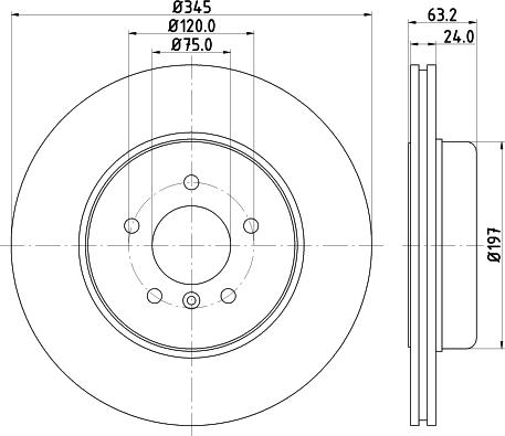 HELLA 8DD 355 123-231 - Jarrulevy inparts.fi