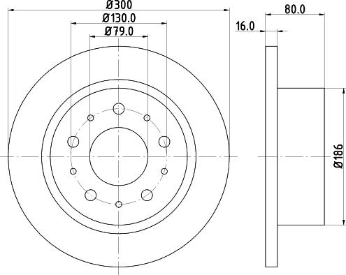 HELLA 8DD 355 123-751 - Jarrulevy inparts.fi