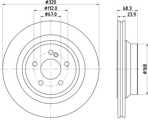 HELLA 8DD 355 122-951 - Jarrulevy inparts.fi