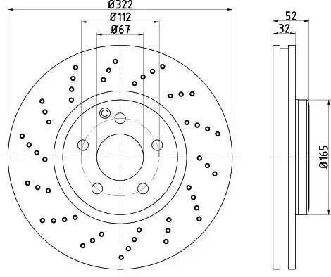 HELLA 8DD 355 122-921 - Jarrulevy inparts.fi