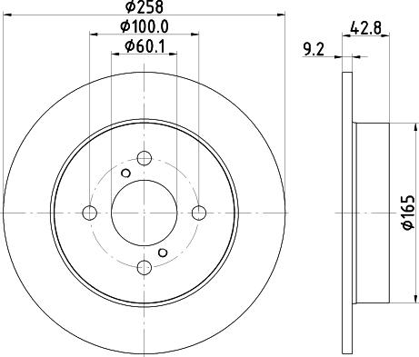 HELLA 8DD 355 122-521 - Jarrulevy inparts.fi