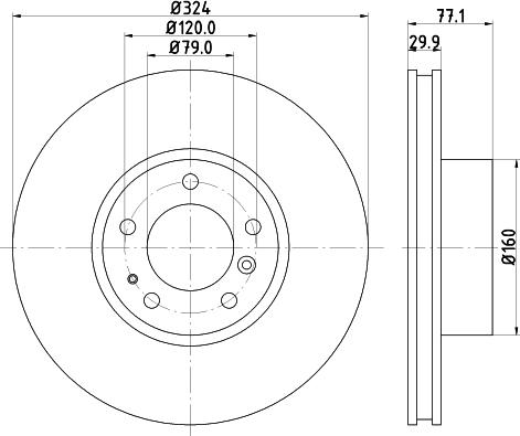 HELLA 8DD 355 122-082 - Jarrulevy inparts.fi