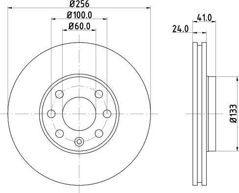 HELLA 8DD 355 127-371 - Jarrulevy inparts.fi