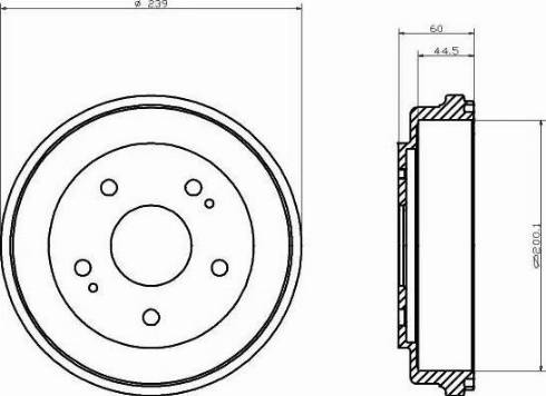 HELLA 8DT 355 300-941 - Jarrurumpu inparts.fi