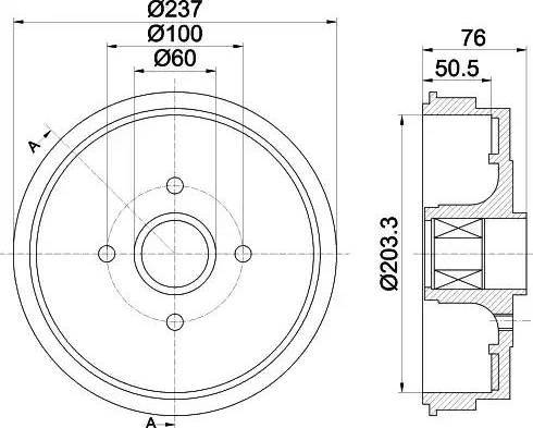 HELLA 8DT 355 300-971 - Jarrurumpu inparts.fi